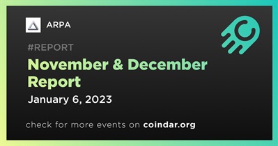 November & December Report