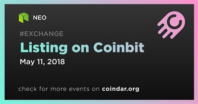 Listing on Coinbit