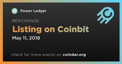 Listing on Coinbit