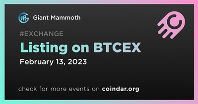 Listing on BTCEX