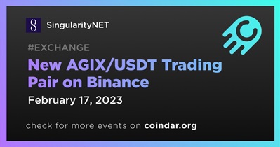 New AGIX/USDT Trading Pair on Binance