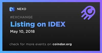 Listing on IDEX