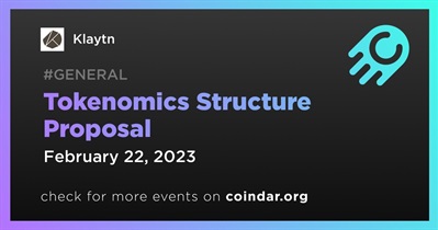 Tokenomics Structure Proposal