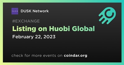 Listing on Huobi Global