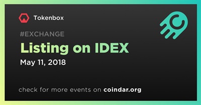 Listing on IDEX