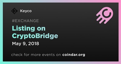 Listing on CryptoBridge