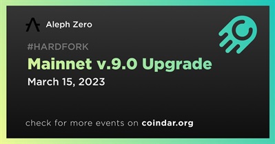 Mainnet v.9.0 Upgrade