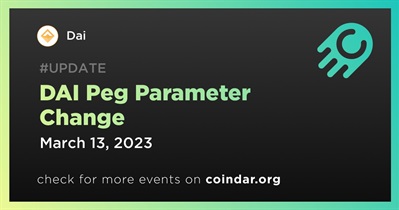 DAI Peg Parameter Change