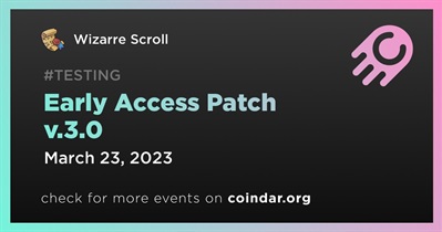 Early Access Patch v.3.0