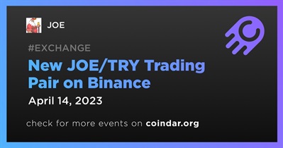New JOE/TRY Trading Pair on Binance