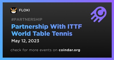 Partnership With ITTF World Table Tennis