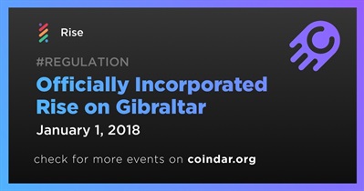 Officially Incorporated Rise on Gibraltar