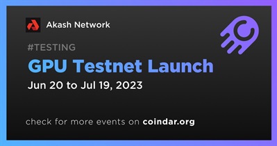 GPU Testnet Launch