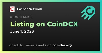 Listing on CoinDCX