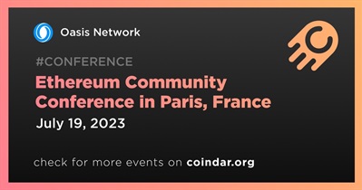 Ethereum Community Conference in Paris, France