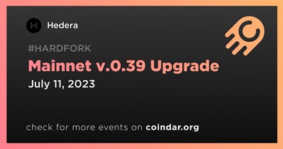 Hedera Announces Mainnet Upgrade