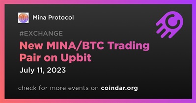 Upbit to Introduce New MINA/BTC Trading Pair