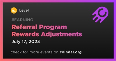 Referral Program Rewards Adjustments