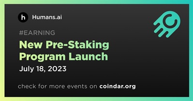 New Pre-Staking Program Launch
