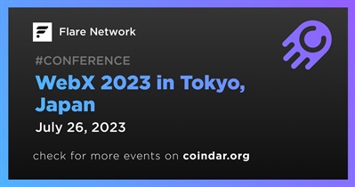 Flare Network to Attend WebX 2023 in Tokyo on July 26th