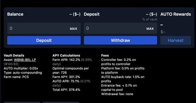 Listing on autofarm.network