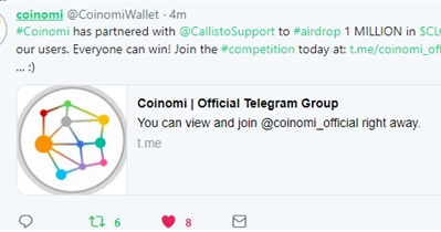 Coinomi Wallet Airdrops 1M CLO