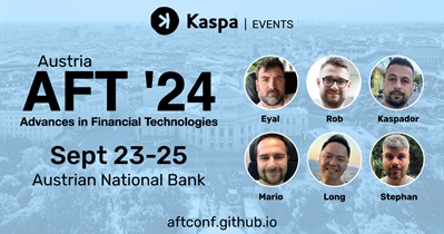 Kaspa to Participate in Advances in Financial Technologies Conference in Vienna on September 23rd