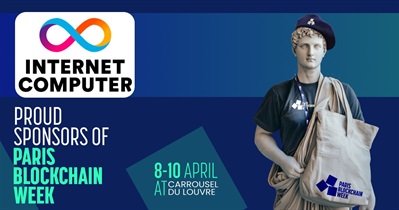 Internet Computer to Participate in Paris Blockchain Week in Paris on April 8th
