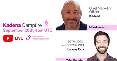 Kadena to Hold Live Stream on YouTube on September 20th