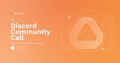 Automata to Host Community Call on May 31st