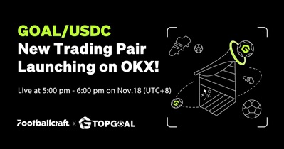 TopGoal to Be Listed on OKX on November 18th