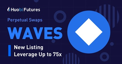 WAVES/USD Perpetual Swaps on Huobi Global