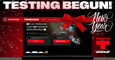 Sidus to Start Tembazar Testing