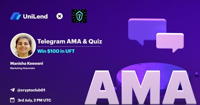 UniLend Finance to Hold AMA on Telegram on July 3rd