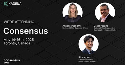 Kadena to Participate in Consensus 2025 in Toronto on May 14th