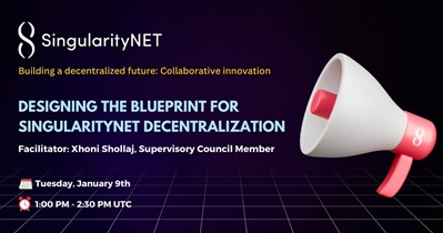 SingularityNET to Host Workshop on January 9th