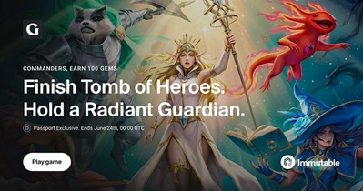 Immutable X to Host GuildOfGuardians Bonus Gems Quest
