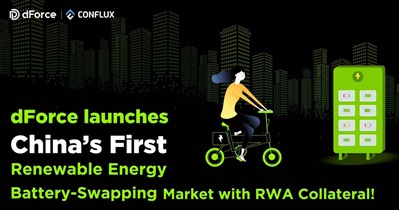 dForce Token Partners With Conflux Network