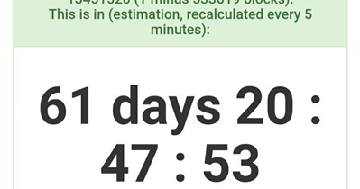 Block Reward Halving