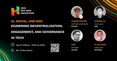 NEO to Host Panel Discussion on Twitter on July 27th