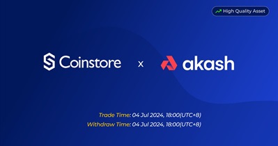 Akash Network to Be Listed on Coinstore