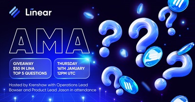 Linear to Hold AMA on Telegram on January 16th
