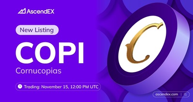 Cornucopias to Be Listed on AscendEX