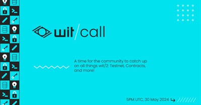 Witnet to Host Community Call on May 30th