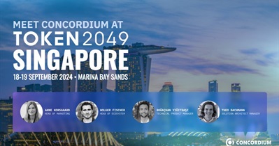 Concordium to Participate in TOKEN2049 in Singapore on September 18th