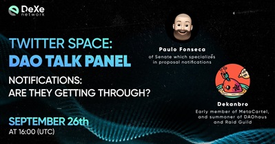 DeXe to Hold AMA on X on September 26th