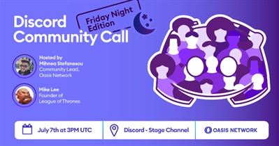 Oasis Network to Host Community Call on Discord