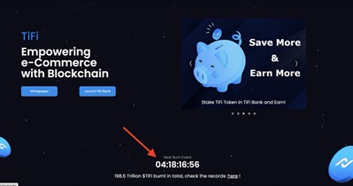 TiFi Token to Hold Token Burn on February 3rd