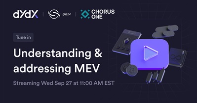 dYdX to Hold Live Stream on YouTube on September 27th