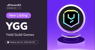 Yield Guild Games to Be Listed on AscendEX